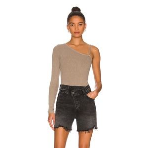 NWOT AGoldE High Waist Criss Cross Short in Hitchhike Black size 26